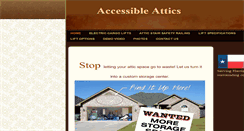 Desktop Screenshot of accessibleattics.com